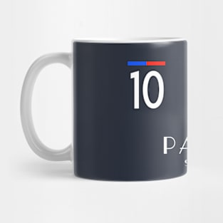 PARIS SOCCER Number 10 Offensive Midfielder Two Stars Mug